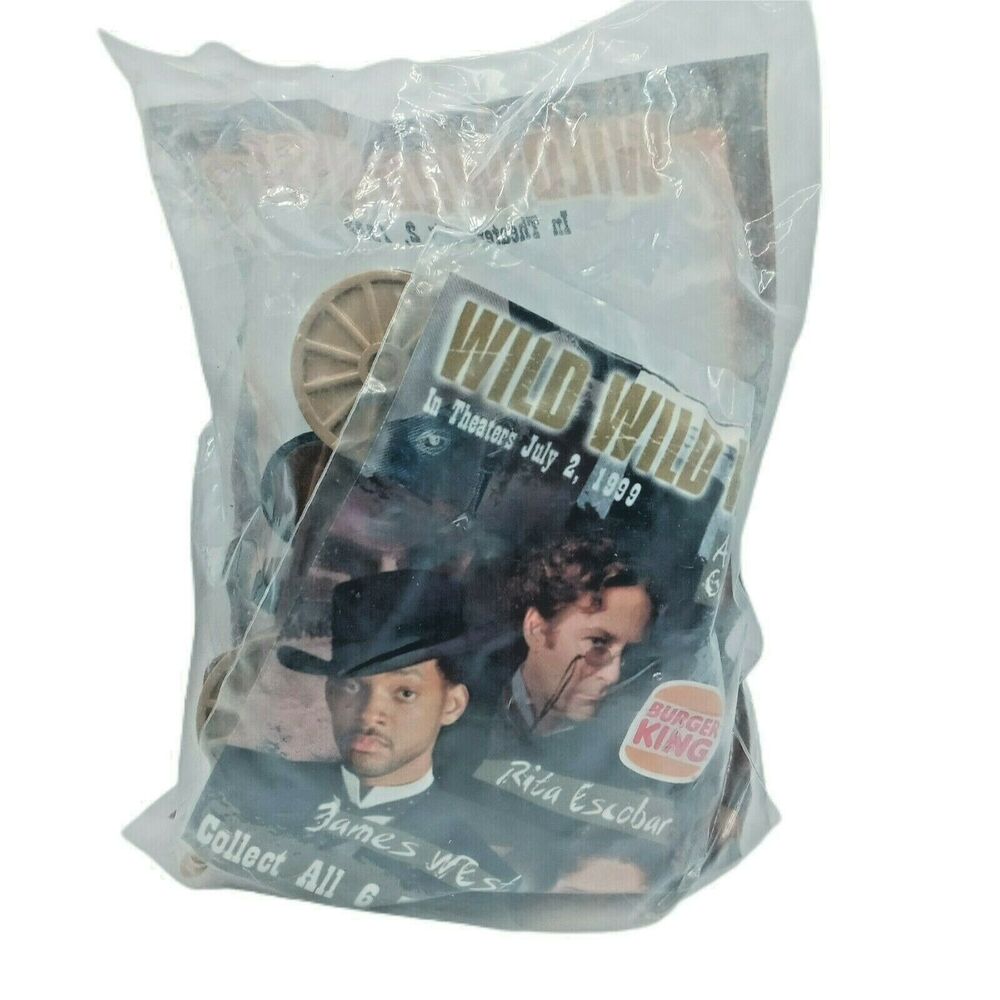 Wild Wild West Burger King 1999 Rita Stagecoach Toy Kid’s Meal Sealed Vintage